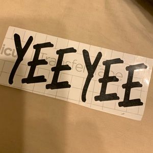 Yer-Yee Sticker